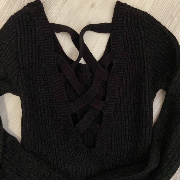 Cross back sweater! 3 for $15 - Picture 3 of 6